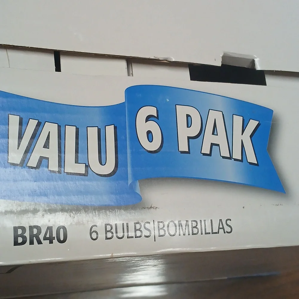 White Flood Light Bulbs - 6 Pack